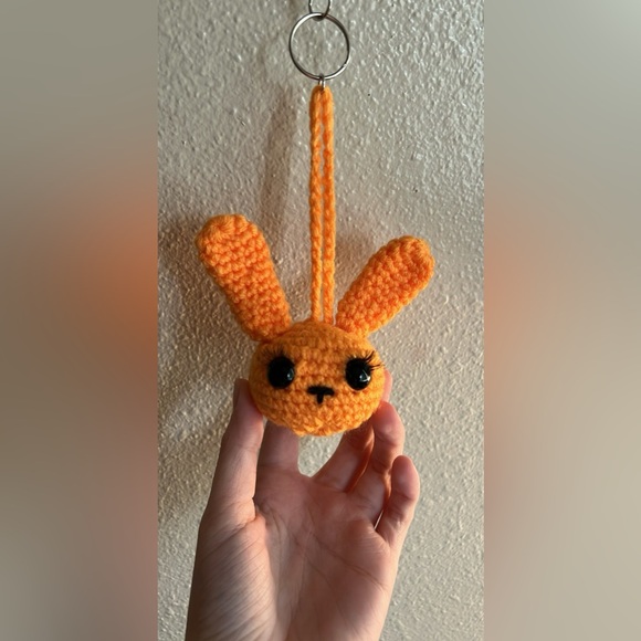 Crocheted Bunny Keychain/Bag Charm 🐰 - Picture 6 of 10